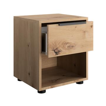 Comodino 1 Cassetto + 1 Vano a Giorno -  36,7x35,3... - Marino Fa Mercato