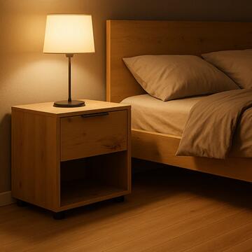 Comodino 1 Cassetto + 1 Vano a Giorno -  36,7x35,3... - Marino Fa Mercato