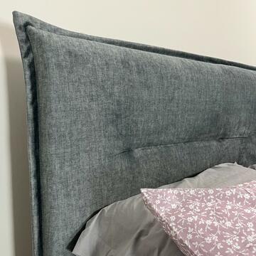 Letto matrimoniale moderno Londra grigio con vano contenitore... - Marino Fa Mercato