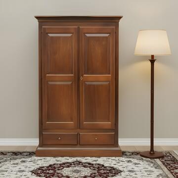 Armadio classico tradizionale in legno noce 2 ante... - Marino Fa Mercato
