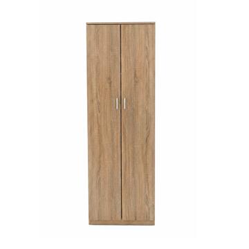 Armadio Moderno Salvaspazio Rovere 60x42 h180 cm con 2 Ante