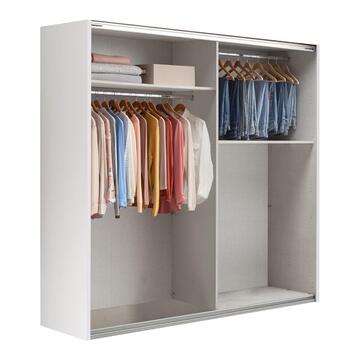 Armadio Moderno 2 Ante Scorrevoli - 250x67 h223 cm... - Marino Fa Mercato