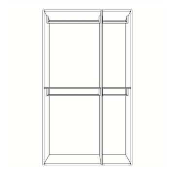 Armadio Moderno Easy 3 Ante Battenti - 123x53 h 245... - Marino Fa Mercato