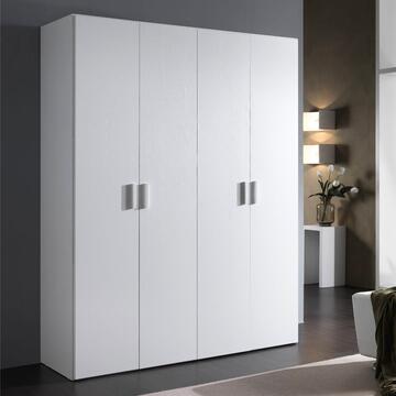 Armadio Moderno Small 4 Ante Battenti - 163,4x53,3...