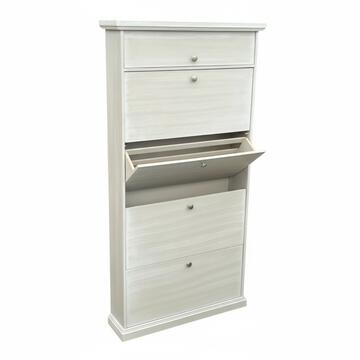 Scarpiera Classica 4 Ribalte Seta Decapè - Arte Povera... - Marino Fa Mercato