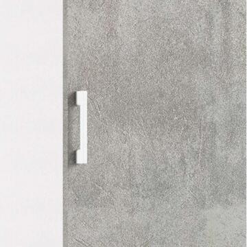 Mobile armadio multiuso 1 anta bianco/cemento 195h,... - Marino Fa Mercato