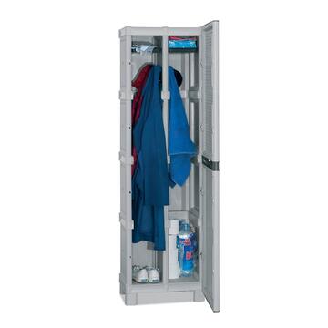 Armadio Spogliatoio in Plastica 50x39 h172 cm con Anta... - Marino Fa Mercato