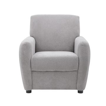 Poltrona Moderna Smoty Rivestita in Tessuto Grigio... - Marino Fa Mercato