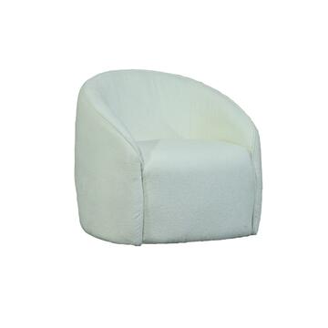 Poltrona Bianca Spiccy 70x69x79cm Marino Fa Mercato