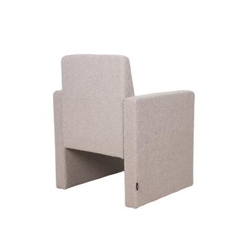 Poltrona Liky Bouclé Tortora 63x64x47cm - Marino Fa Mercato