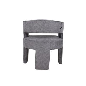 Poltrona Moderna Xery Grigia 68x75x45cm - Marino Fa Mercato