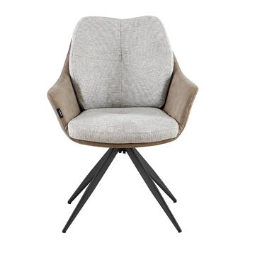 Poltroncina Moderna Yana Beige e Marrone - 65x53 h... - Marino Fa Mercato