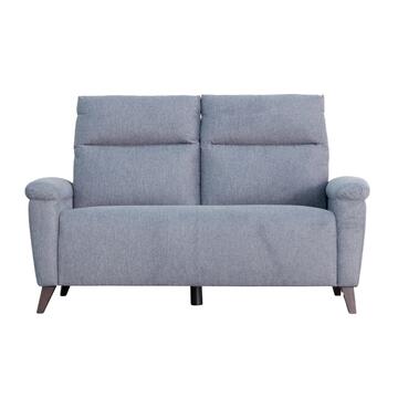 Divano Moderno 2 Posti Grigio con Sedute Ampie in Tessuto... - Marino Fa Mercato