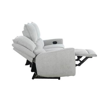 Divano Eira 3 Posti Reclinabile 207x94 h101 cm Grigio... - Marino Fa Mercato