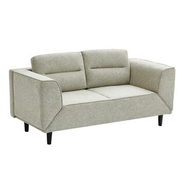 Divano Letto 2 Posti Salvaspazio Tortora con Braccioli Rotanti e Telaio in Legno/Metallo Jair Marino Fa Mercato