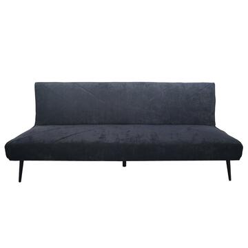 Divano Letto Petalo Nero Click Clac 3 Posti, in Poliestere... - Marino Fa Mercato