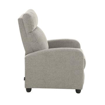 Poltrona Kippy Tortora Chiaro, Reclinabile Manualmente,... - Marino Fa Mercato