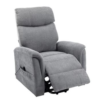 Poltrona Motorizzata Solea Grigia - 2 Motori + Telecomando... - Marino Fa Mercato