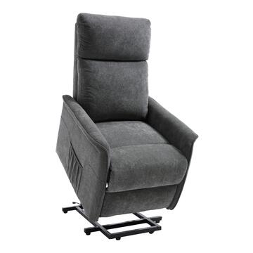 Poltrona Motorizzata Essenza Grigia - 1 Motore + Telecomando... - Marino Fa Mercato