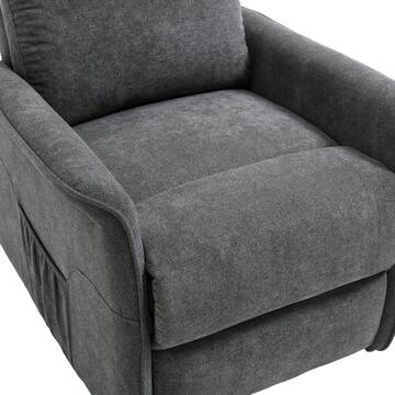 Poltrona Motorizzata Essenza Grigia - 1 Motore + Telecomando... - Marino Fa Mercato