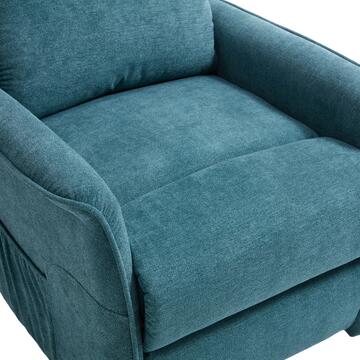 Poltrona Motorizzata Essenza Petrolio - 1 Motore +... - Marino Fa Mercato