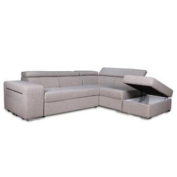 Divano Letto Sofia Angolare DX Beige - 3 Posti - 262x220... - Marino Fa Mercato