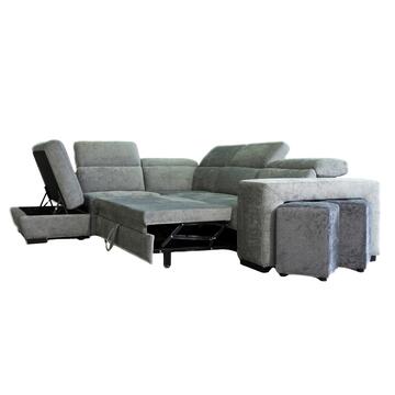 Divano Letto Angolare Reversibile Morfeo Grigio con... - Marino Fa Mercato