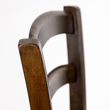 Sedia Paesana in Legno Massello Noce con Seduta in... - Marino Fa Mercato