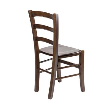 Sedia Tradizionale Paesana in Legno Colore Noce - con... - Marino Fa Mercato