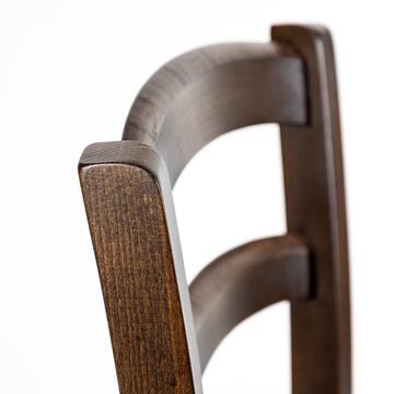 Sedia Tradizionale Paesana in Legno Colore Noce - con... - Marino Fa Mercato