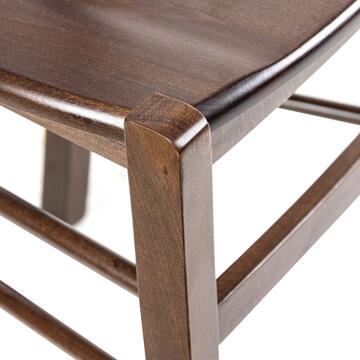 Sedia Tradizionale Paesana in Legno Colore Noce - con... - Marino Fa Mercato