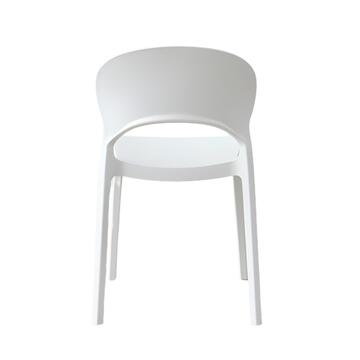 Sedia Fortis Bianca in Polipropilene - 47x58 h78 cm... - Marino Fa Mercato