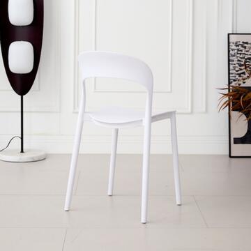 Sedia Xena Bianca in Polipropilene - 43x46 h77 cm -... - Marino Fa Mercato