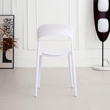 Sedia Xena Bianca in Polipropilene - 43x46 h77 cm -... - Marino Fa Mercato