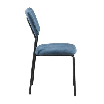 Sedia Moderna Plinia Blu 53x43 h84 cm con Gambe in... - Marino Fa Mercato