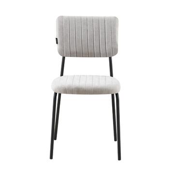 Sedia Moderna Plinia Grigie 53x43 h84 cm con Gambe... - Marino Fa Mercato