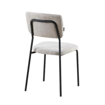 Sedia Moderna Plinia Grigie 53x43 h84 cm con Gambe... - Marino Fa Mercato