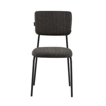 Sedia Moderna Plinia Nera 53x43 h84 cm con Gambe in... - Marino Fa Mercato