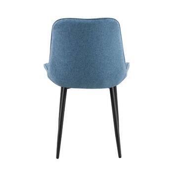 Sedia Moderna Zora Blu - 58x53 h84 cm - per Sala da... - Marino Fa Mercato