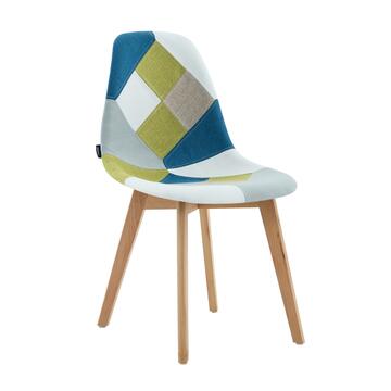 Set 4 Sedie Moderne Nordiche Patchwork Multicolor con... - Marino Fa Mercato