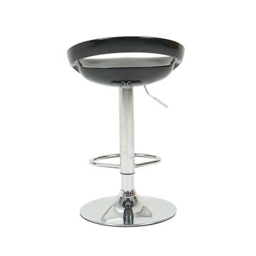 Sgabello Amy con Elevazione a Gas 45x41 h 77cm - Nero - Marino Fa Mercato