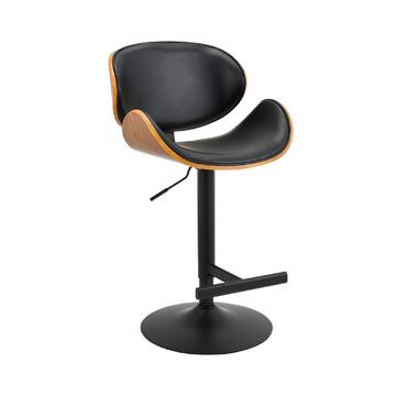 Sgabello Earland con Elevazione a Gas 52x93x54 cm - Nero