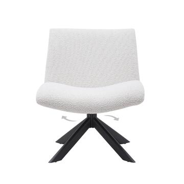 Poltrona Moderna Swiry Beige 77x78x65cm - Marino Fa Mercato