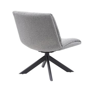 Poltrona Moderna Swiry Grigia 77x78x65cm - Marino Fa Mercato