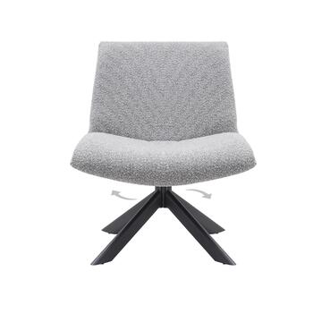 Poltrona Moderna Swiry Grigia 77x78x65cm - Marino Fa Mercato