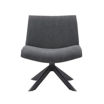 Poltrona Moderna Swiry Antracite 77x78x65cm - Marino Fa Mercato