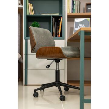 Poltrona Birger con Elevazione a Gas 54x86x52 cm - Grigio