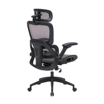 Poltrona da Ufficio Grigia Ergonomica Kinetika con... - Marino Fa Mercato