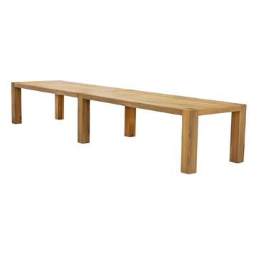 Tavolo in Legno con 6 Gambe Dritte - 450x110 cm