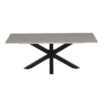 Tavolino Moderno da Caffè Keta 120x60x45 cm - Grigio - Marino Fa Mercato